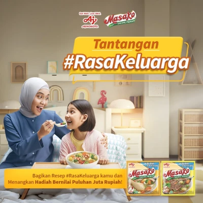 Syarat dan Ketentuan Masako® Tantangan #RasaKeluarga Masako®